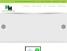 Tablet Screenshot of myhhfcu.org